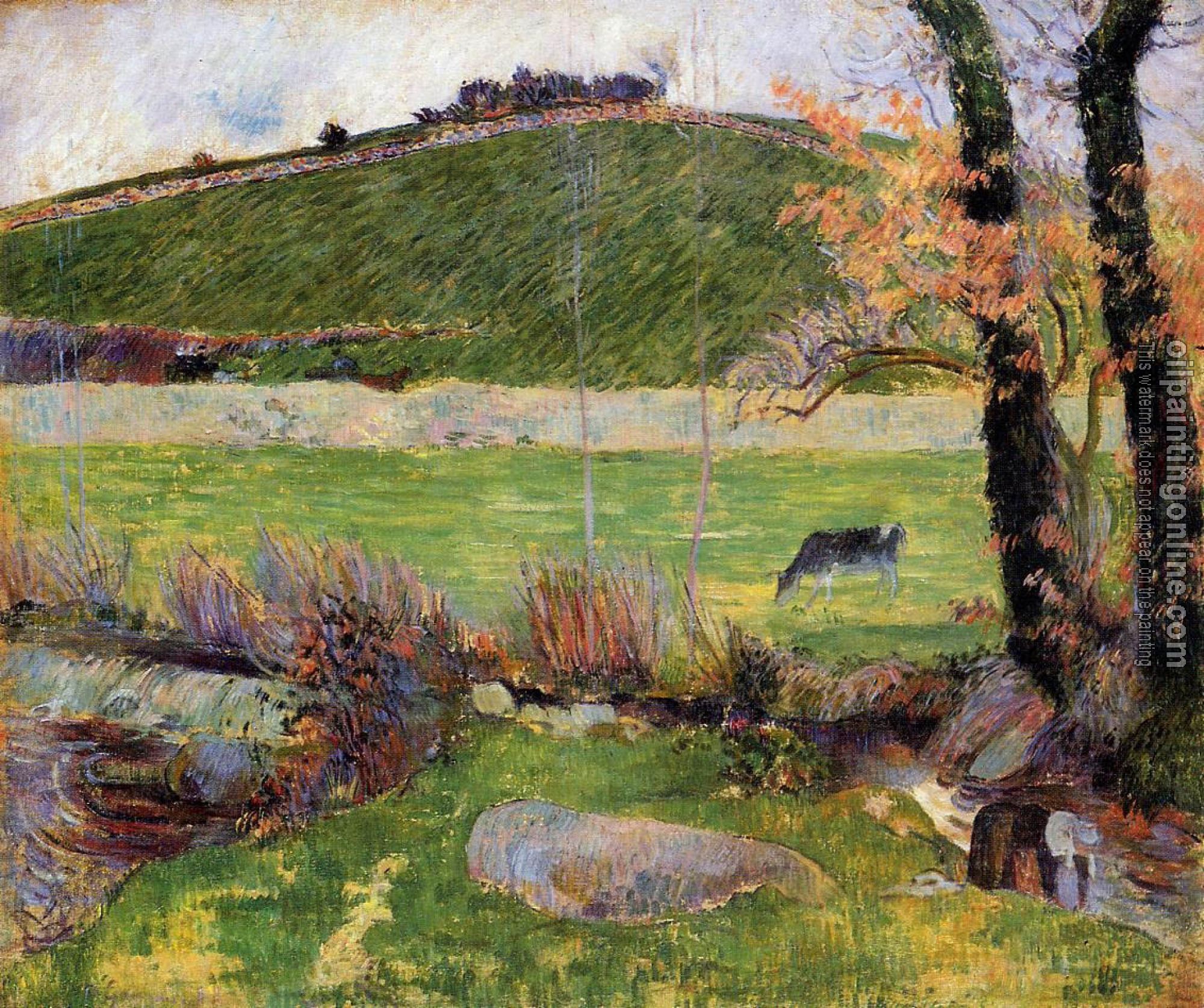 Gauguin, Paul - A Meadow on the Banks of the Aven